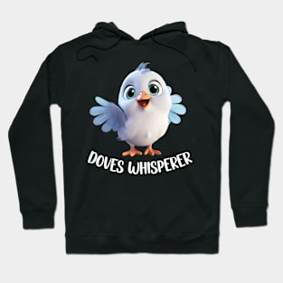 Celestial Chic Mesmerizing Doves Tee Hoodie